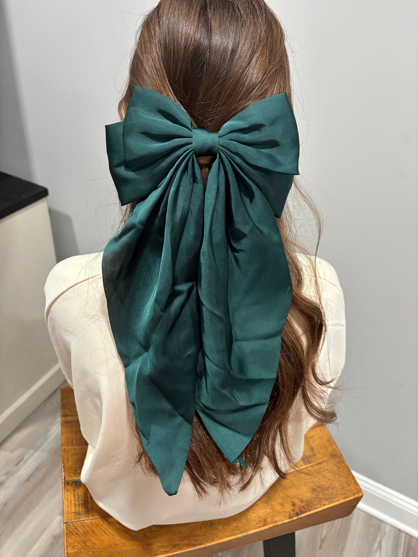 Emerald Green hair bow