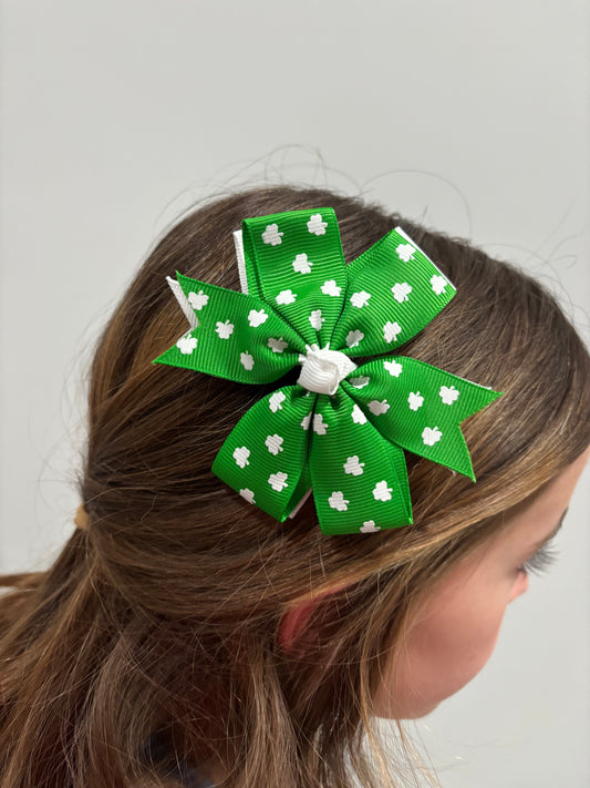 Cute St Patricks day hair clip