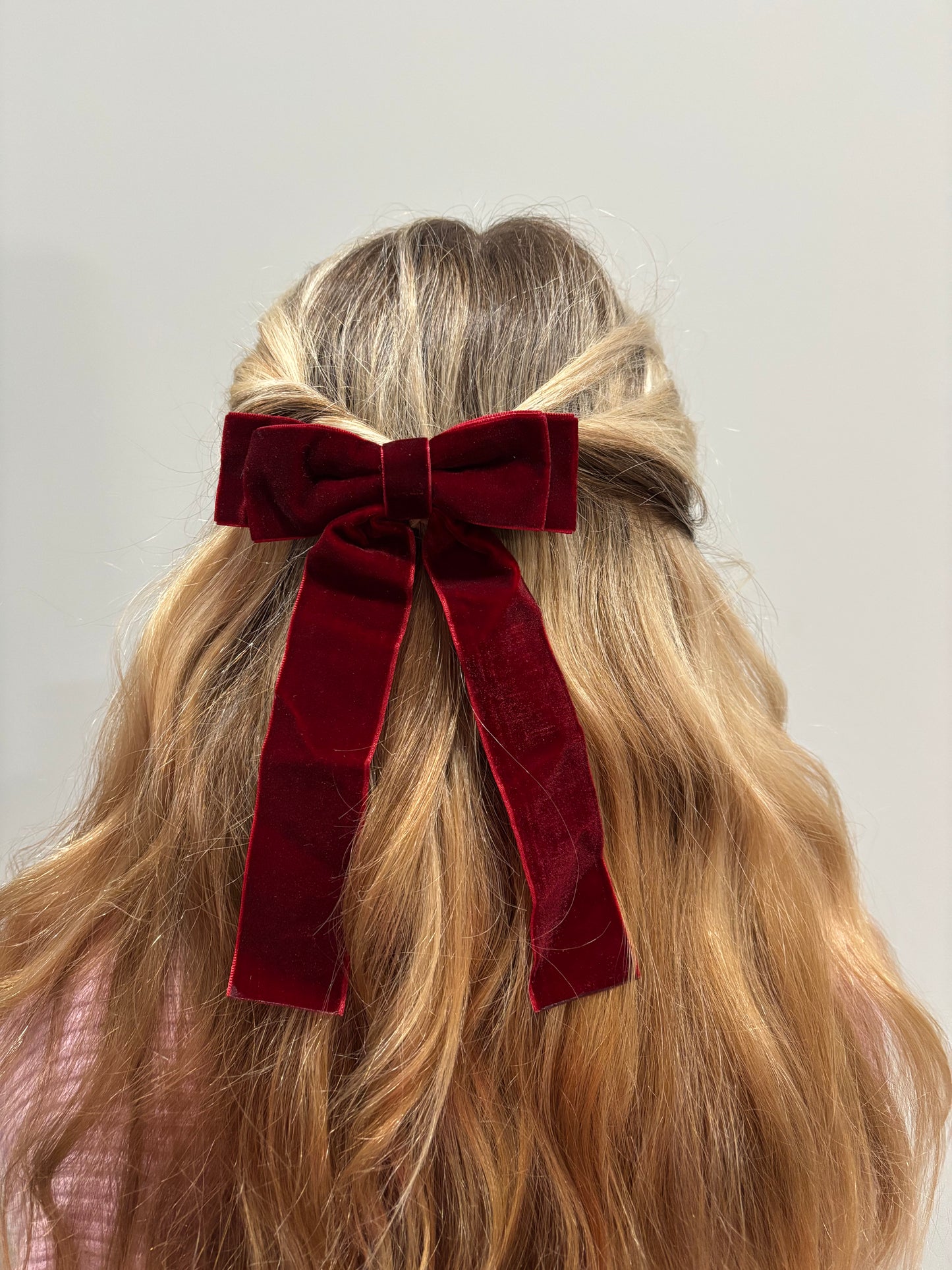 Gorgeous Red Velvet hair bow